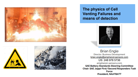 The physics of Cell Venting Failures and means of detection